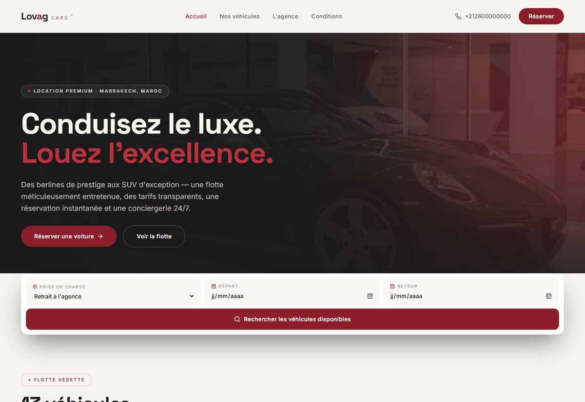 Lovag Cars — Luxury Car Rental